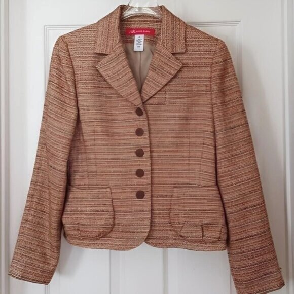 Ann Klein Tweed Blazer Multicolor 6 NWT - Picture 2 of 12